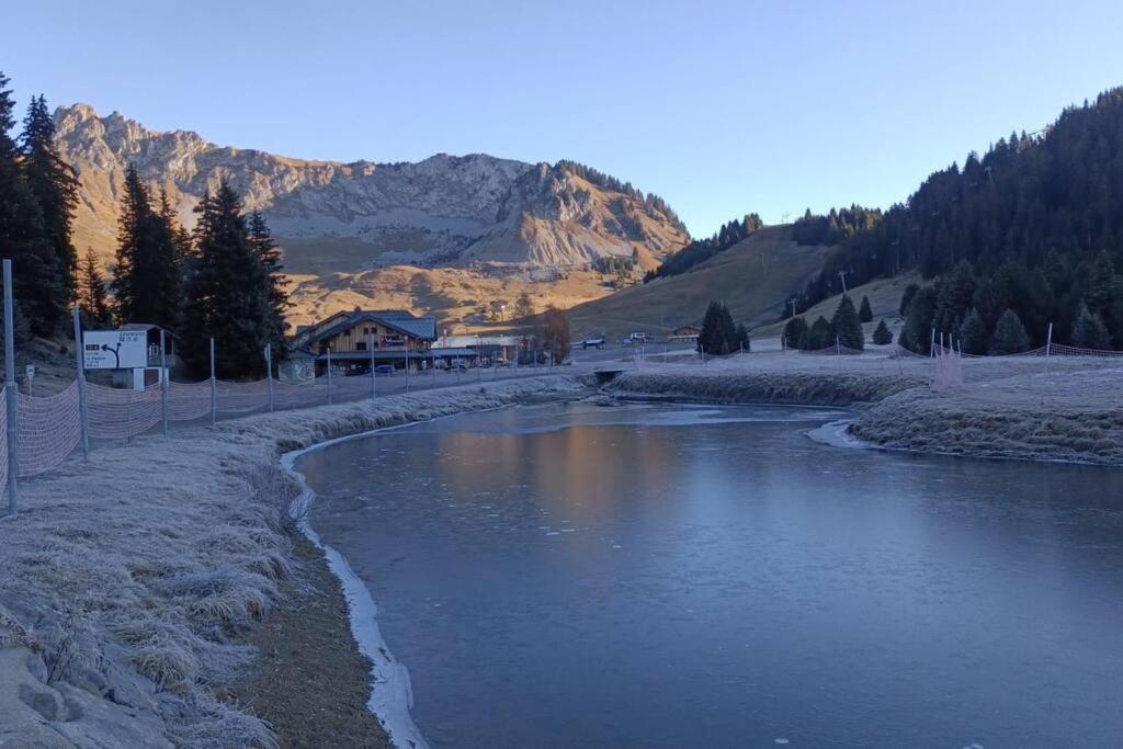 Studio Au Pied Des Pistes Avec Vue Sur La Montagne Mieussy Exteriér fotografie