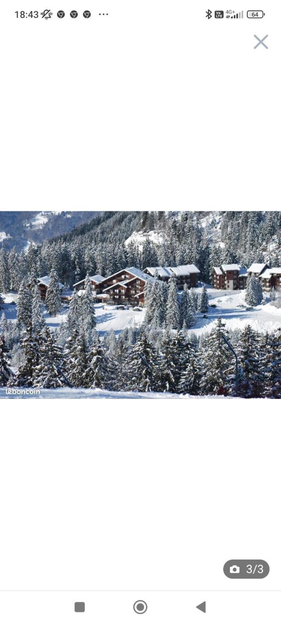 Studio Au Pied Des Pistes Avec Vue Sur La Montagne Mieussy Exteriér fotografie